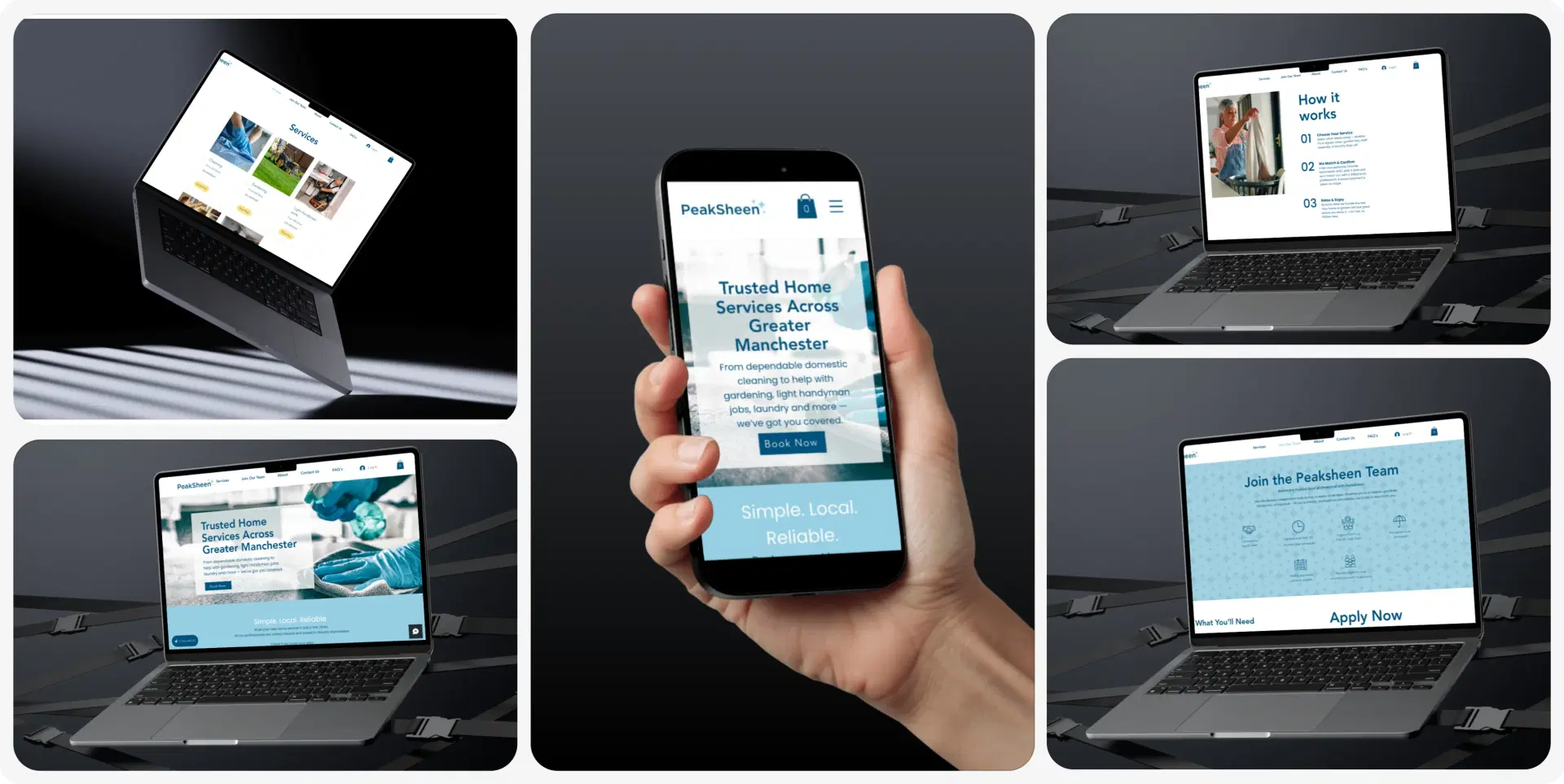 PeakSheen - On-Demand Cleaning Service Booking Platform project screenshot